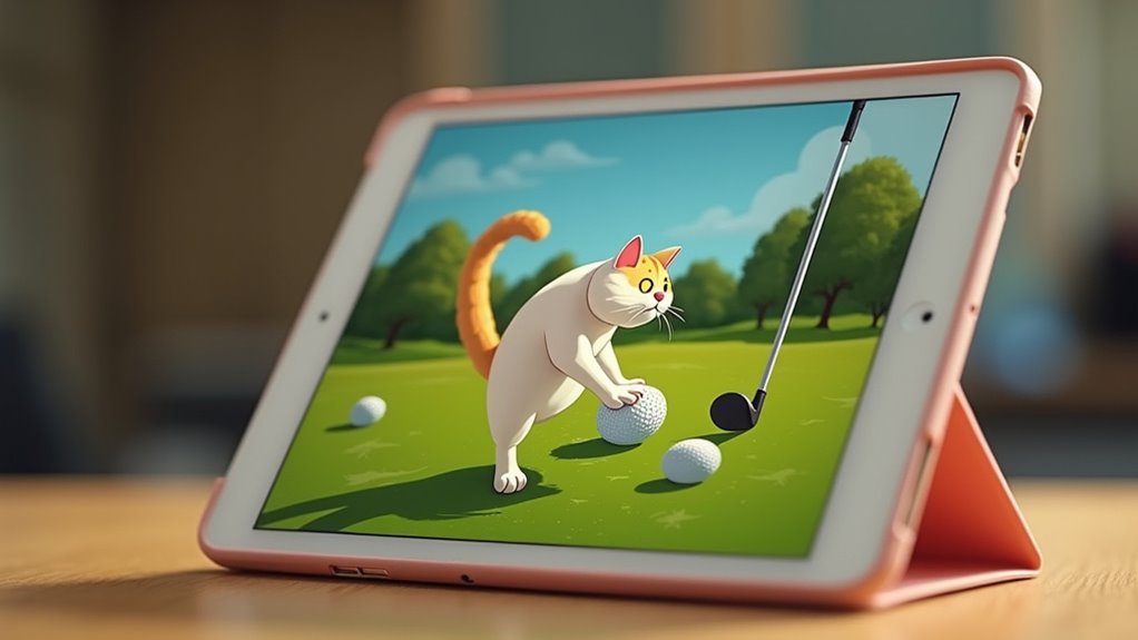 absurdalny humor golfowy oparty na fizyce