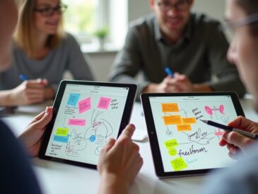 współpraca w aplikacji Freeform na iPadzie