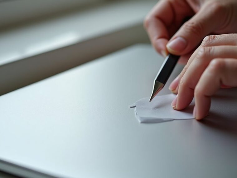 ukryć rysy na obudowie MacBooka