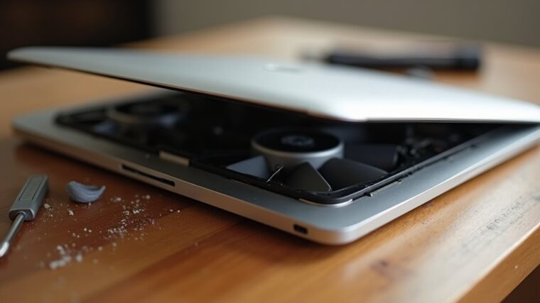 problem z dziwnymi dźwiękami MacBooka