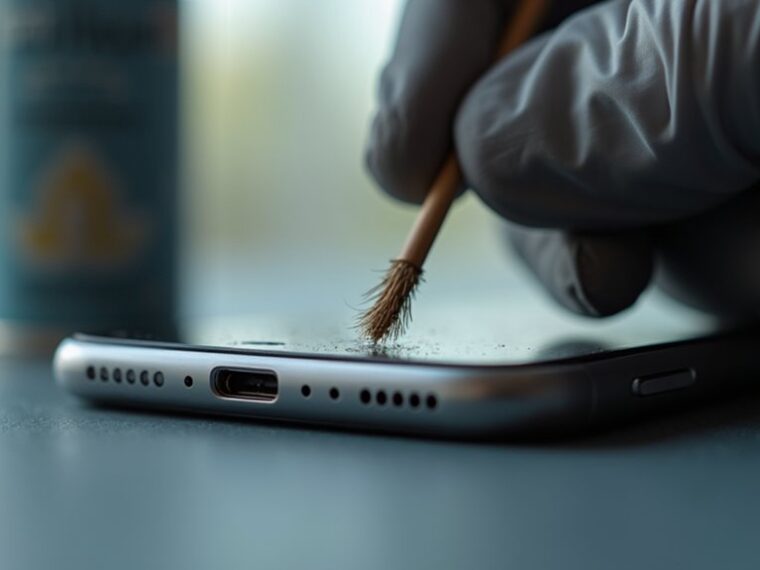 bezpieczne czyszczenie portu USB-C