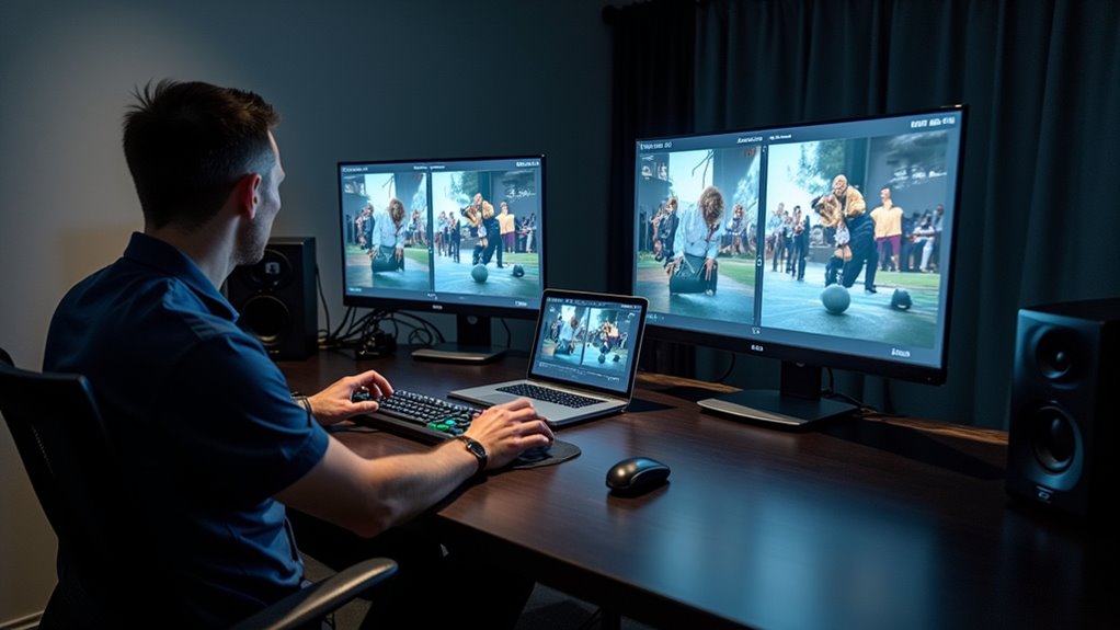 proces edycji wideo przestrzennego