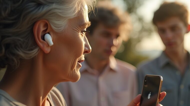 używanie AirPods do słyszenia
