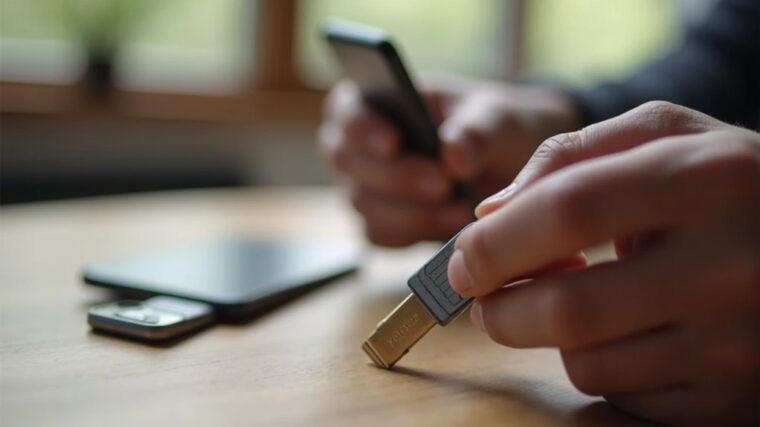 używanie YubiKey z Apple ID