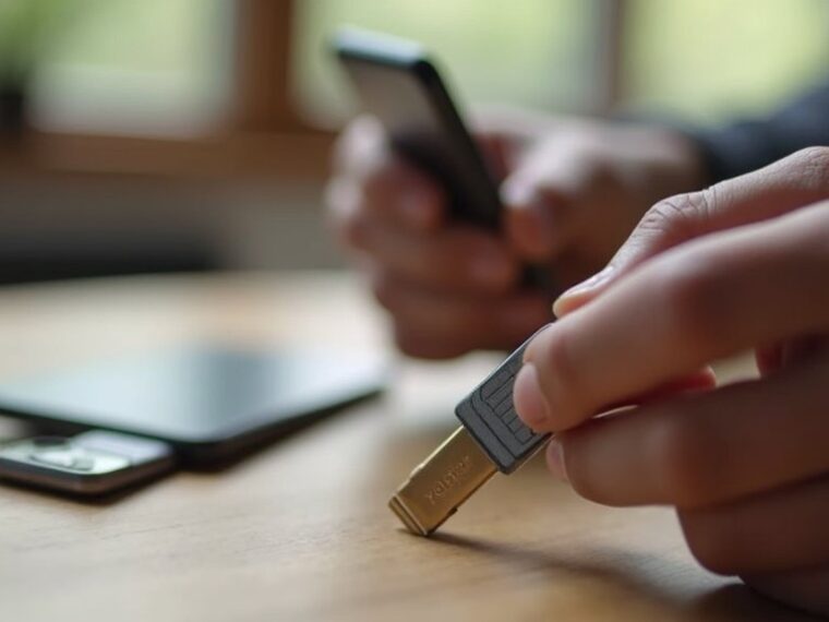 używanie YubiKey z Apple ID